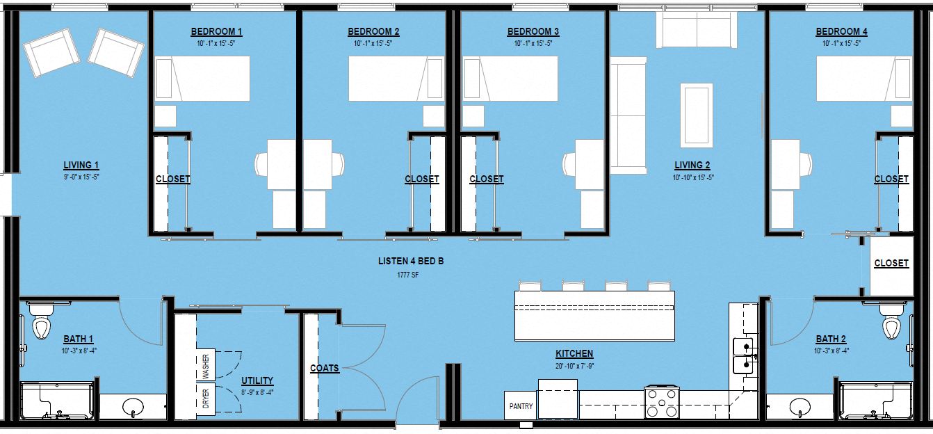 Suite A Floorplan